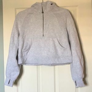 Lululemon Grey Half-zipped Sweatshirt